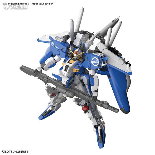 万代 MG 1/100 MSA-0011 S高达 EX-S EXS 1.5联邦套装拼装模型-图3