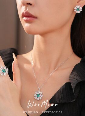 至耳环花朵中古vintage配高级