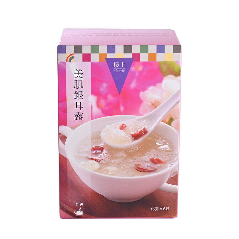 中国香港楼上  美肌银耳露  方便饮品即泡即食15gx6袋(直邮) - 图1