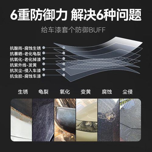 汽车镀膜剂镀晶纳米水晶液体玻璃渡膜喷雾车漆用品打蜡黑科技正品 - 图2