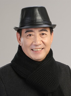 老人帽子男秋冬爷爷牛仔风格绅士