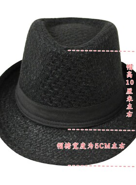 礼帽英伦复古青年绅士男女通用