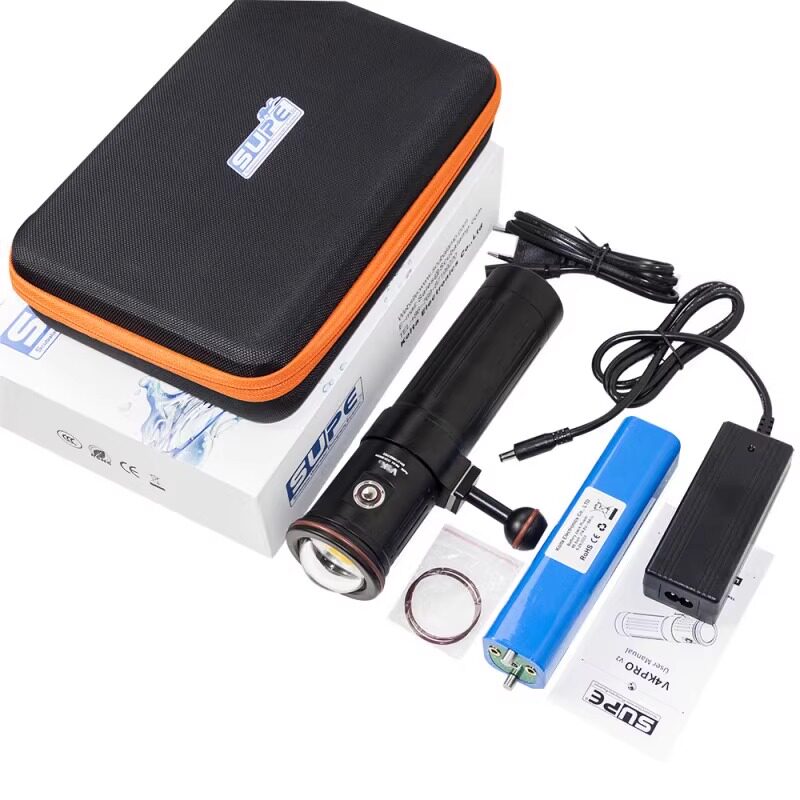 Scubalamp VK4 pro V2影视级摄影灯7600流明潜水摄影灯 - 图0
