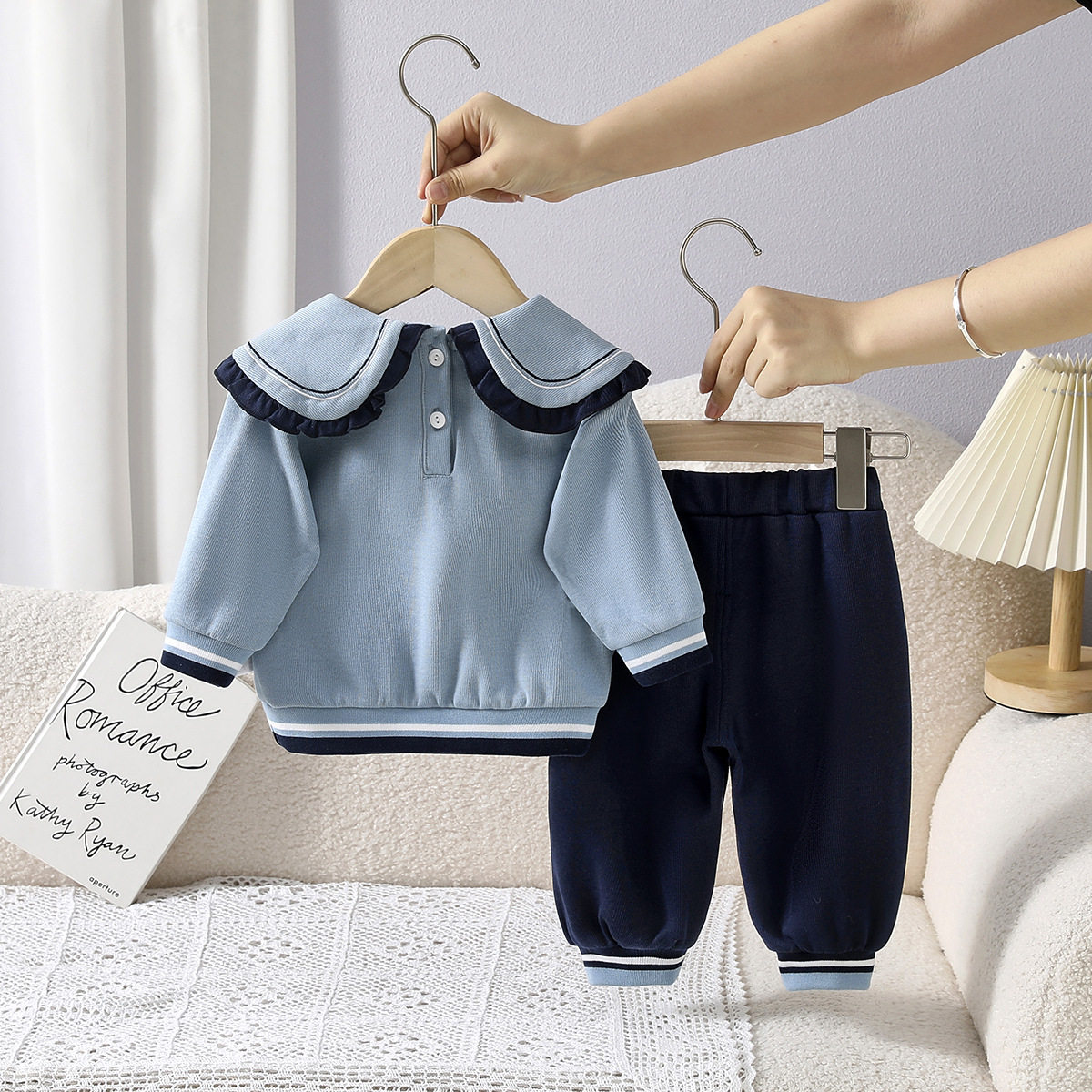 撤柜专区秋兔子警官儿童套装女两件套学院风卫衣一岁宝宝衣服套装,淘宝优惠券,粉丝福利购,淘宝优惠卷