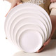 Bone porcelain spitting bone plate household flat plate shallow plate