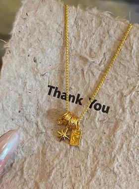 爆款星月神话项链小星星心形吊坠