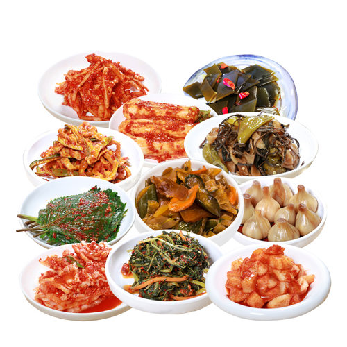 韩式泡菜辣白菜桔梗苏子叶酱杂菜萝卜东北延边特产朝鲜族腌制咸菜 - 图3