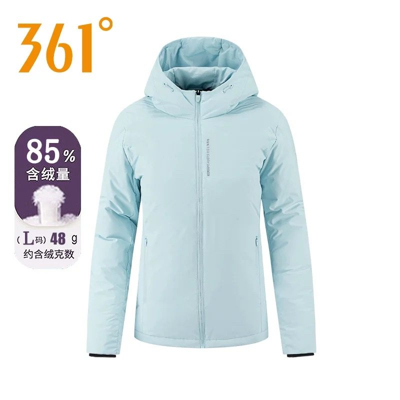 361°短羽绒服女2025冬季连帽防风保暖外套运动休闲上衣562442304,淘宝优惠券,粉丝福利购,淘宝优惠卷