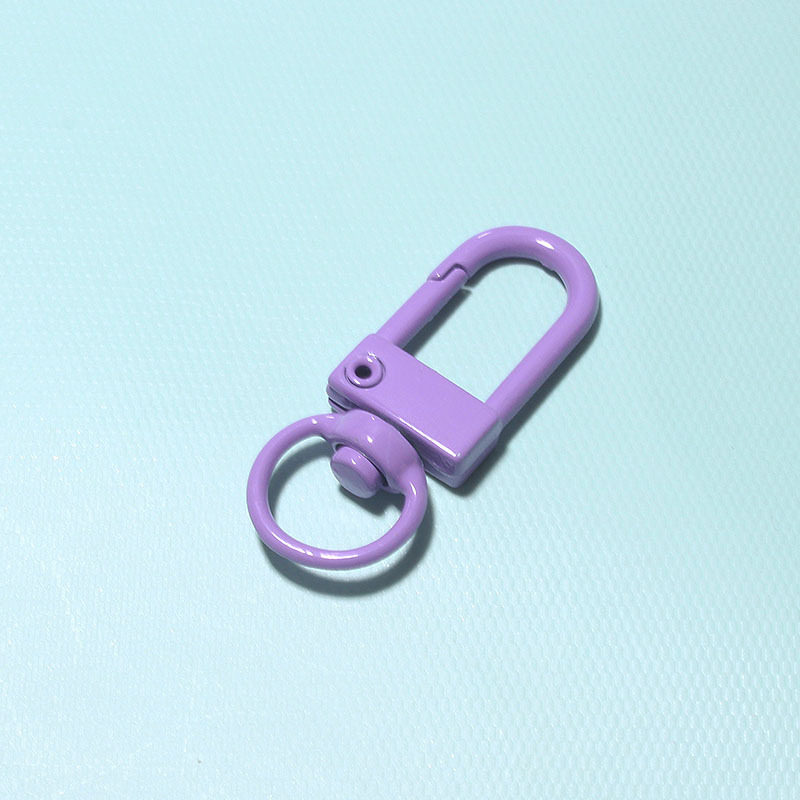 49现货烤漆锌合金钥匙扣diy饰品配件玩偶挂扣diy配件 喷漆3分门扣,淘宝优惠券,粉丝福利购,淘宝优惠卷