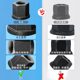 Flange surface with pad hexagonal thick nut high strength