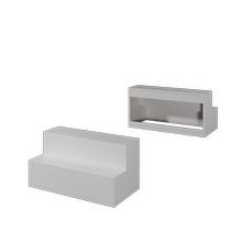 Supermarket Trapezoidal Shelving Flower Shop Display Desk Bank Gift Show Shelf Straight-To-Podcast Steps Mother & Baby Shop Shoes Shop Ladder