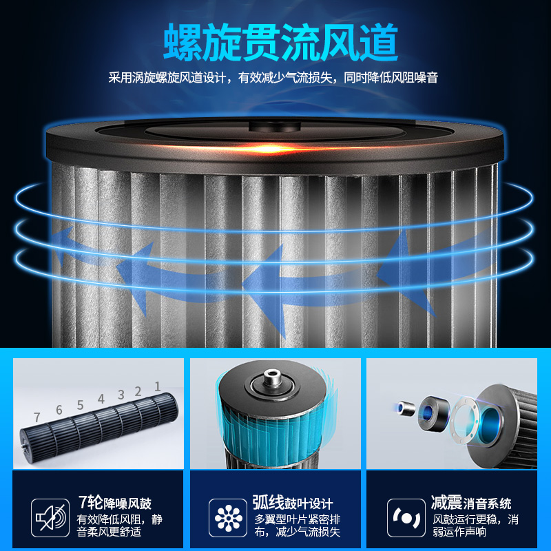 tcl小麦专卖店TCL电风扇家用塔扇遥控落地扇摇头静音宿舍省电扇台立式小型风扇2