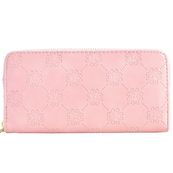 Women's long wallet, low price, good quality, European and American PU
