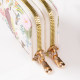 Floral print women’s anti-degaussing multi-card slot card holder