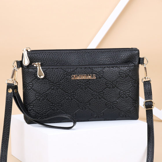 Women's bag new style shoulder soft leather mobile phone fashion