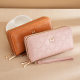 Double zipper long Korean style mobile phone bag for women