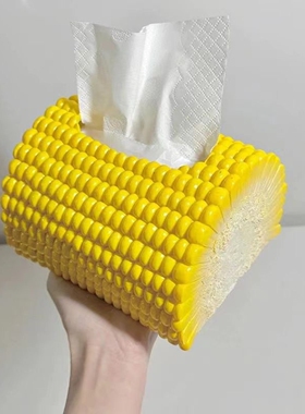 创意汉堡纸巾盒可爱卡通复古客厅抽纸盒家用趣味饰品摆件礼品定制