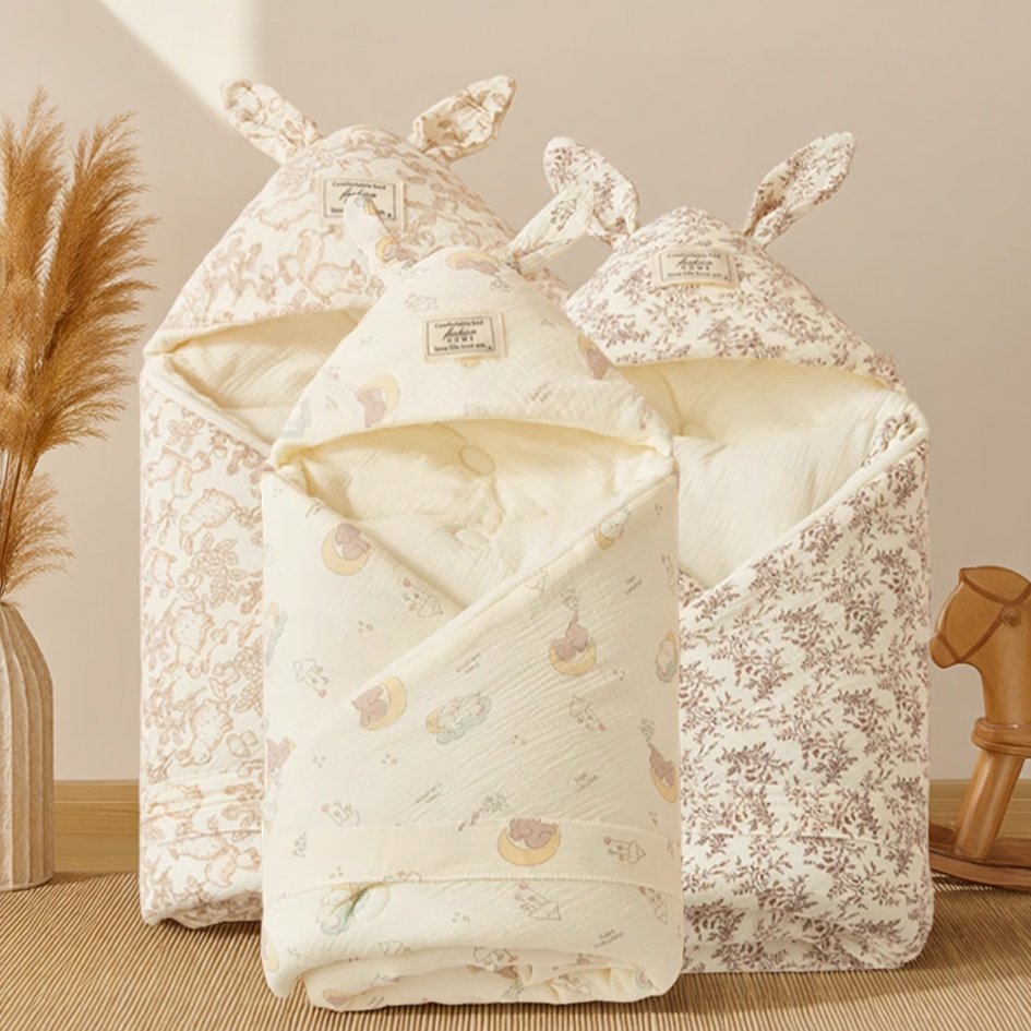 婴儿抱被初生儿产房包单宝宝包巾秋冬保暖襁褓巾新生儿冬夹棉包被,淘宝优惠券,粉丝福利购,淘宝优惠卷