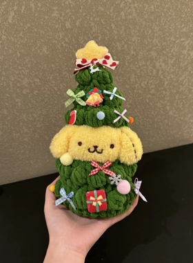 正版圣诞系列布丁狗玉桂狗包包挂件hellokitty毛绒玩偶送女生礼物