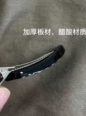 小众波点醋酸无痕发夹气质ins简约高颜值侧边刘海夹发卡发饰