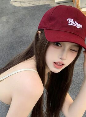 美式复古显脸小棒球帽2026新款