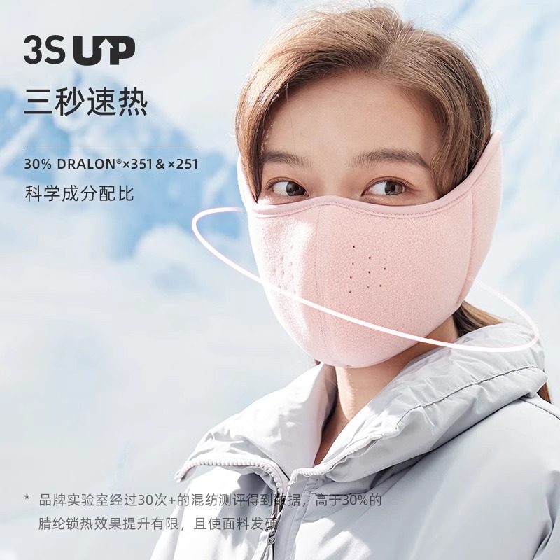 骑行面罩女秋冬保暖神器电瓶车加绒耳罩护脸口罩防风防寒耳包套男