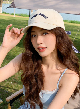 蝴蝶结绑带显脸小百搭棒球帽女