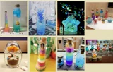 DIY стеклянная бутылка Lucky Star, пробковая бутылка, бутылка желаний, смысл, звезда, ладонь, Ши Цзинь, вырез, отверстие для взгляда, материал Youyou