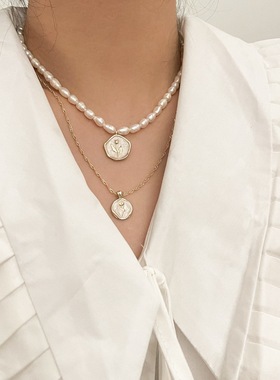 淡水真珍珠项链锁骨链