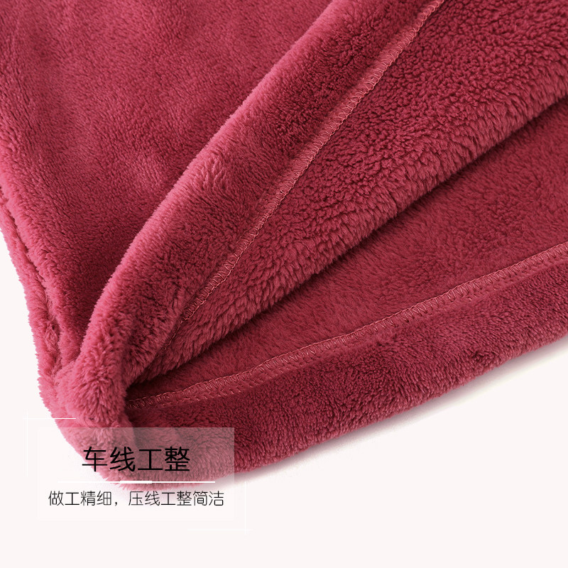 猫人睡袍女士睡衣冬季珊瑚绒加厚加绒长款浴袍秋冬法兰绒浴衣,淘宝优惠券,粉丝福利购,淘宝优惠卷