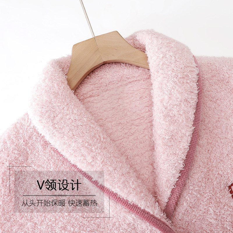 猫人情侣睡衣女冬季法兰绒加绒加厚保暖珊瑚绒家居服男秋冬款,淘宝优惠券,粉丝福利购,淘宝优惠卷