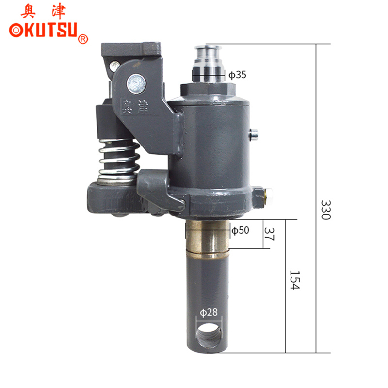 奥津OKUTSU手动液压搬运车油缸原厂正品油泵地牛千斤顶2.5吨3吨5T - 图0