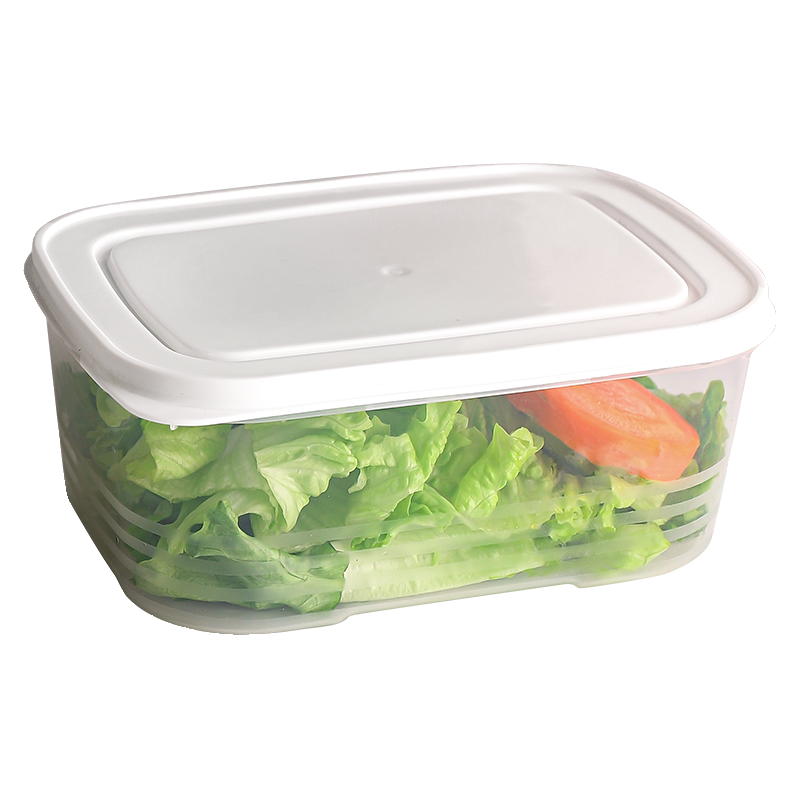 长方形保鲜盒厨房冰箱收纳盒微波耐热塑料饭盒食品餐盒水果密封盒 - 图3