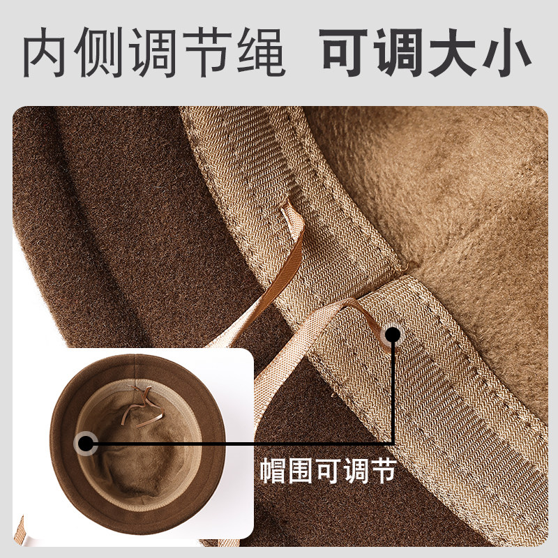 中老年人帽子女秋冬季妈妈老人奶奶老太太加绒保暖羊毛呢盆帽洋气,淘宝优惠券,粉丝福利购,淘宝优惠卷
