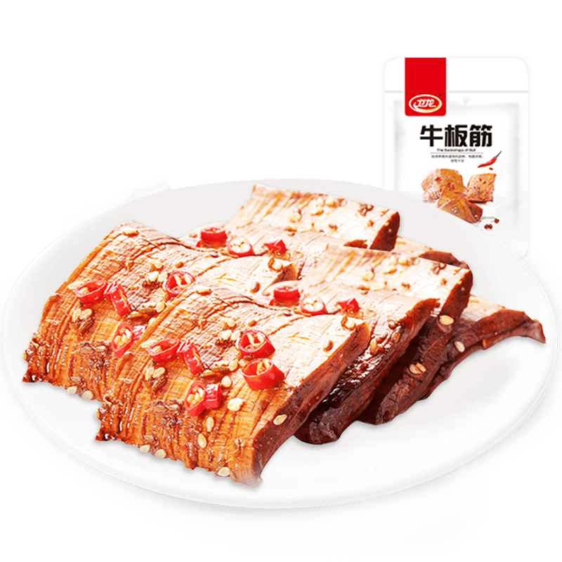 满减【卫龙旗舰店】川香麻辣牛板筋 卫龙食品牛肉类