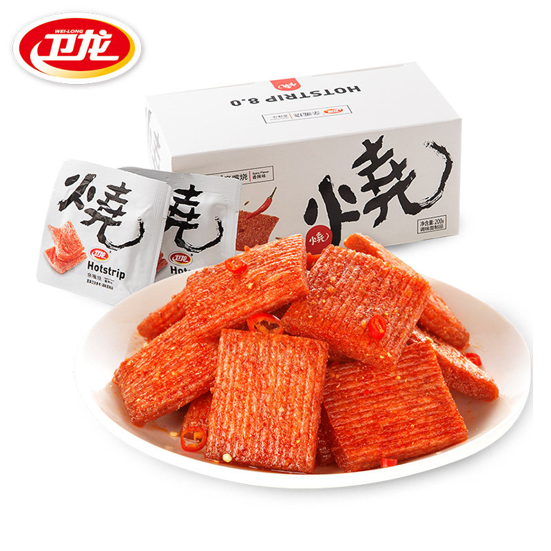 满减【卫龙旗舰店】200g经典豆腐辣条 卫龙食品豆腐干