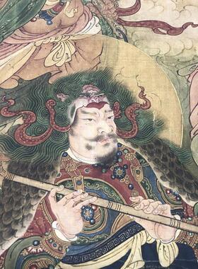 明王勤天龙八部罗义女众仙绢本仿古佛Q像工笔画临摹学习装饰画