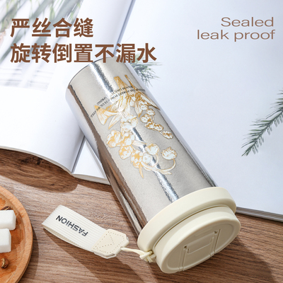 麦卡伦印象纯钛咖啡杯保温杯男女士水杯便携吸管杯新款随行杯子