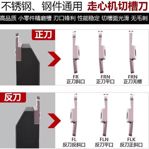 CTPA15FRN走心机切槽切断刀片割槽刀粒CTP15FR平斜口车不锈钢铜铝 - 图1