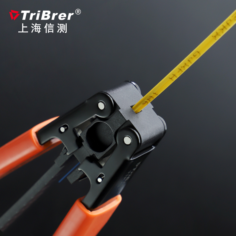 上海信测tribrer 皮线光缆开剥器剥皮钳光纤剥线钳子光纤冷接工具 - 图0