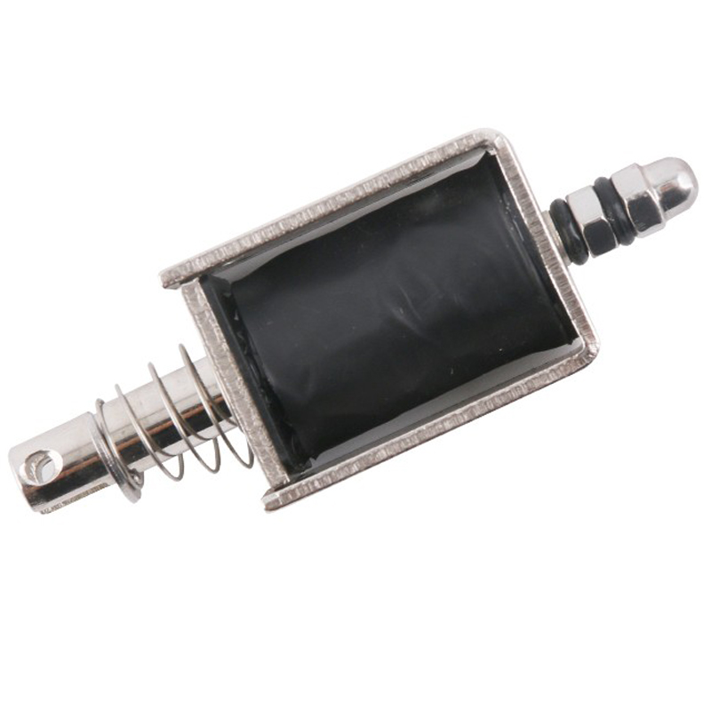 伊莱科直流推拉式电磁铁EML-0837B吸盘铁20N推力10mm长行程12 24V - 图2