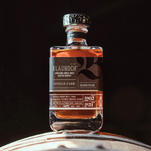 倾酌 磐火BLADNOCH 2021/06号单桶 雪莉低地单一麦芽威士忌酒进口 - 图0