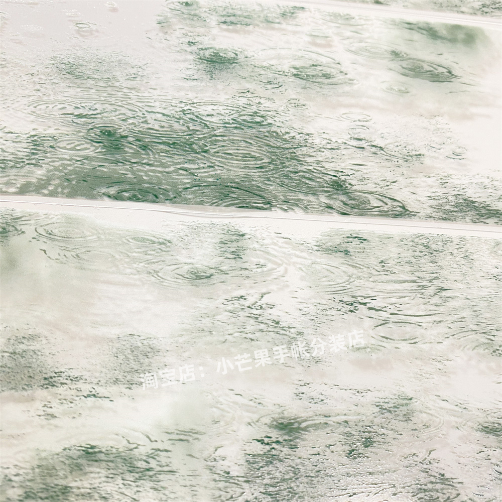 一件包邮手帐分装胶带水波青墨zero波纹滴PET古风素材账流麻贴纸 - 图1