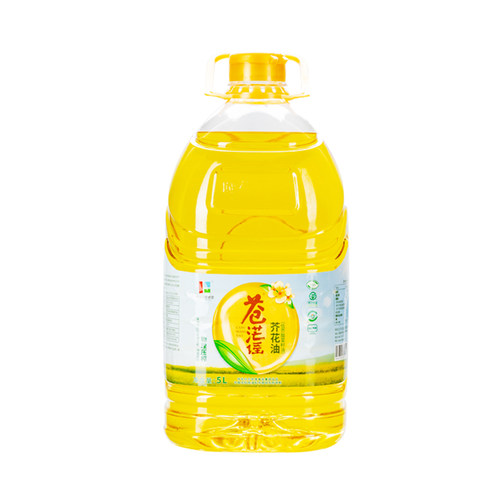苍茫谣菜籽油芥花油非转基因纯正5L企标大桶少油烟物理压榨食用油 - 图3