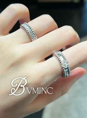 bvminc 珠边排钻戒指