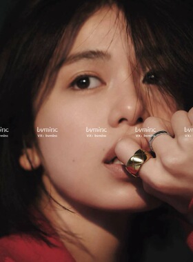 bvminc 日杂同款菱格纹戒指 细版