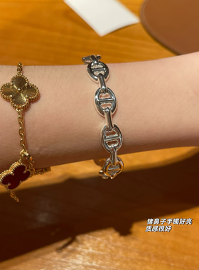 bvminc 简简单单的猪鼻子素银纯银开口手镯 养马人的快乐