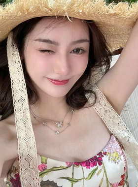 bcminc 十一只碎钻小蝴蝶项链 叠搭美