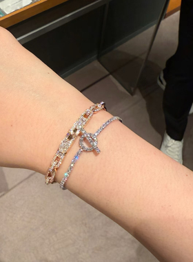 bvminc 满钻凯莉纽扣手链