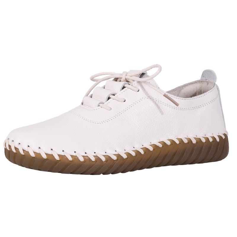 鞋子2025新款休闲鞋春季真皮牛筋底妈妈鞋软底软皮平底女鞋闰月鞋,淘宝优惠券,粉丝福利购,淘宝优惠卷